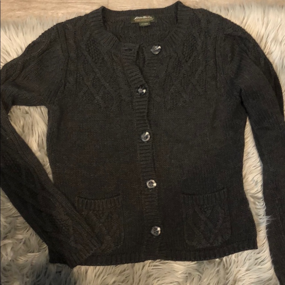 Eddie Bauer brown sweater M
